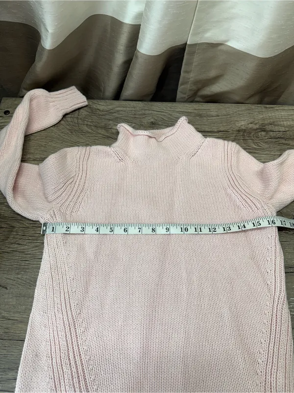 J. Crew‎ 1988 Rollneck™ sweater Light Pink size xs - Image 8