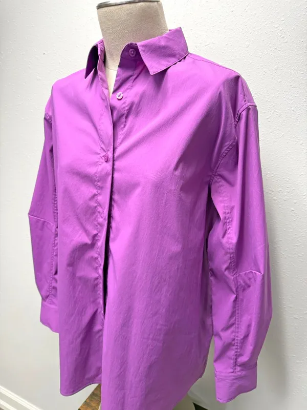 Athleta Performance Oversized Poplin Top - Image 7