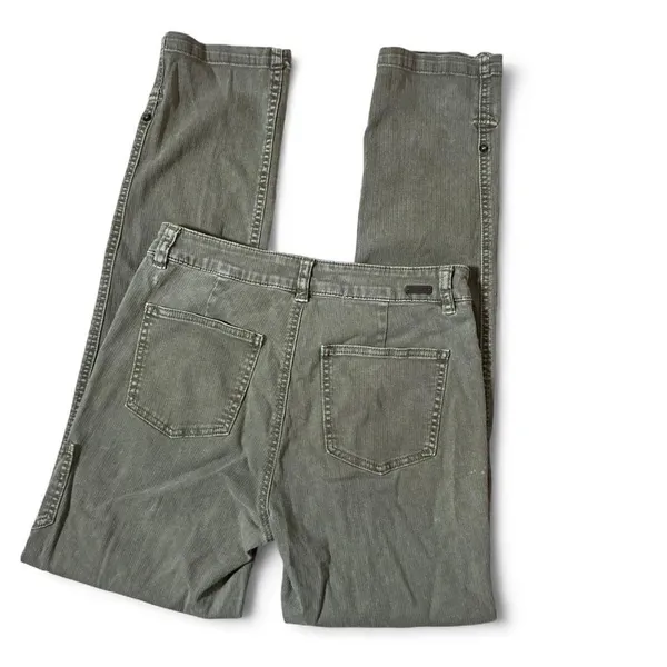 BKE Utility Granola Cargo Pants Women 27 Green Gorpcore‎ Workwear Straight Leg - Image 5