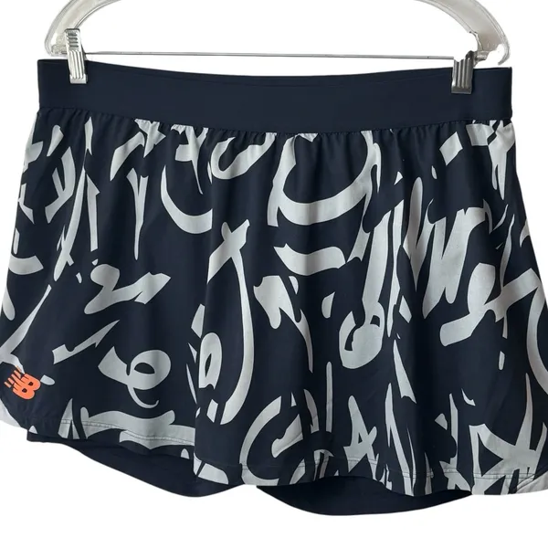New Balance Navy White Tournament Skort Athletic‎ Tennis Pickleball Golf M/L - Image 3