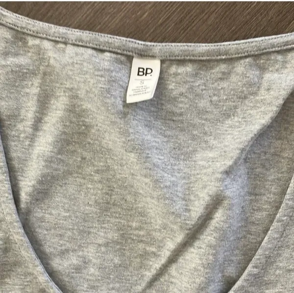 BP Grey Long Sleeved Crop Top - Image 5