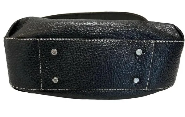 Kate Spade Black Leather Shoulder Bag Women's Handbag with Zip Pocket - Image 5