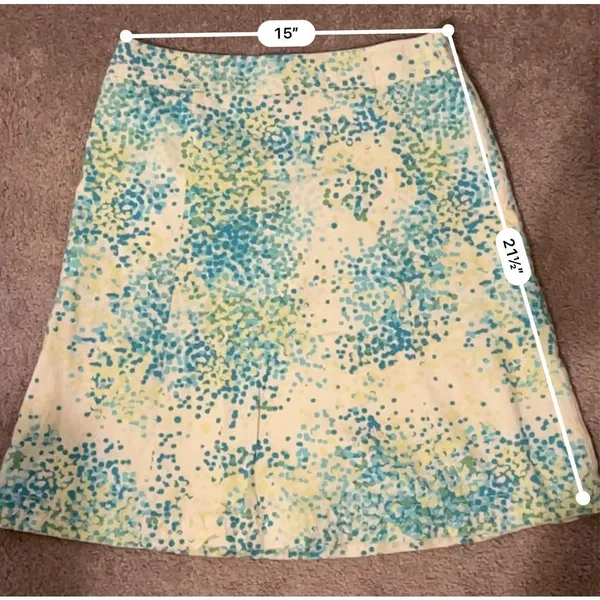 Women’s Eddie Bauer Cotton Midi Colorful Skirt 6 - Image 4