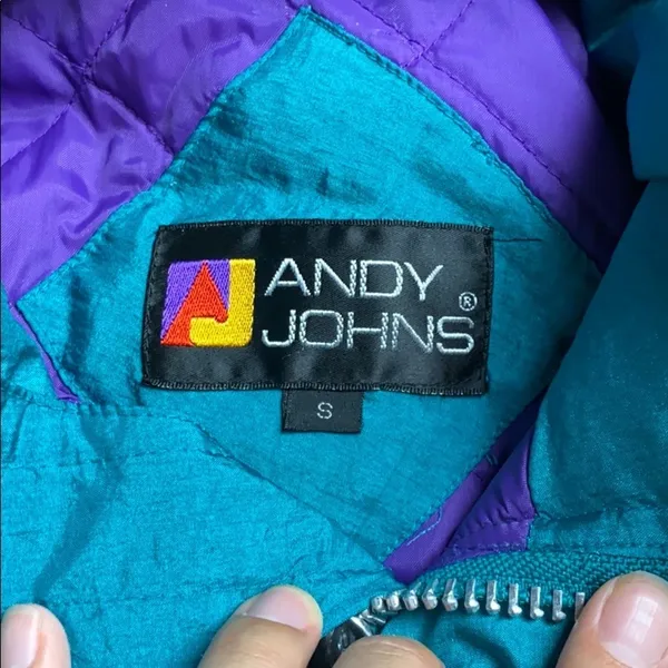 90s VINTAGE TEAL WINDBREAKER JACKET Blue - Image 2