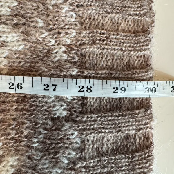 Venezia Jeans Sweater Women 14/16 Brown Reindeer Fair Isle Nordic Oversized - Image 11