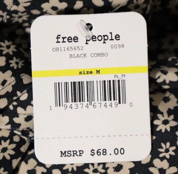 Free People X revolve NWT Talk Back Bodysuit Size Medium - Image 3