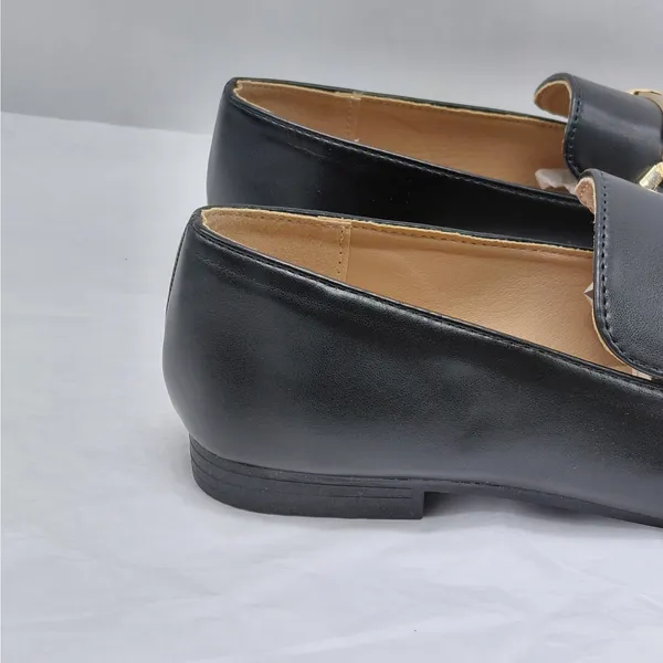 Yoki Edline-36 Women's Dress Loafers Size 6 Black Slip On Casual Comfort Shoes - Image 4