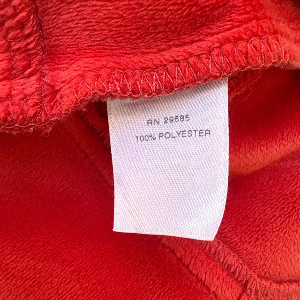 Pendleton Softshell‎ Vest Med Tall Orange Fleece Lined Full Zip Jacket Gorpcore - Image 8
