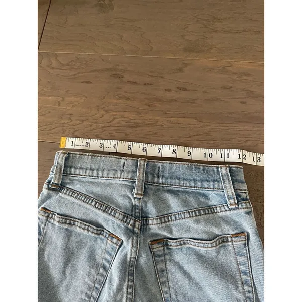 Abercrombie & Fitch High Rise Slim Straight Jeans Size 25 - Image 8
