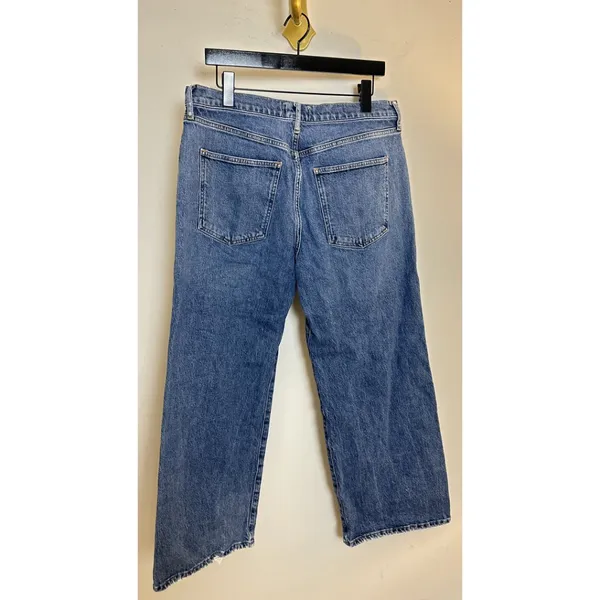 AGOLDE Harper Relaxed Straight Leg Jeans in Wash Forum Size US 31 - Image 7