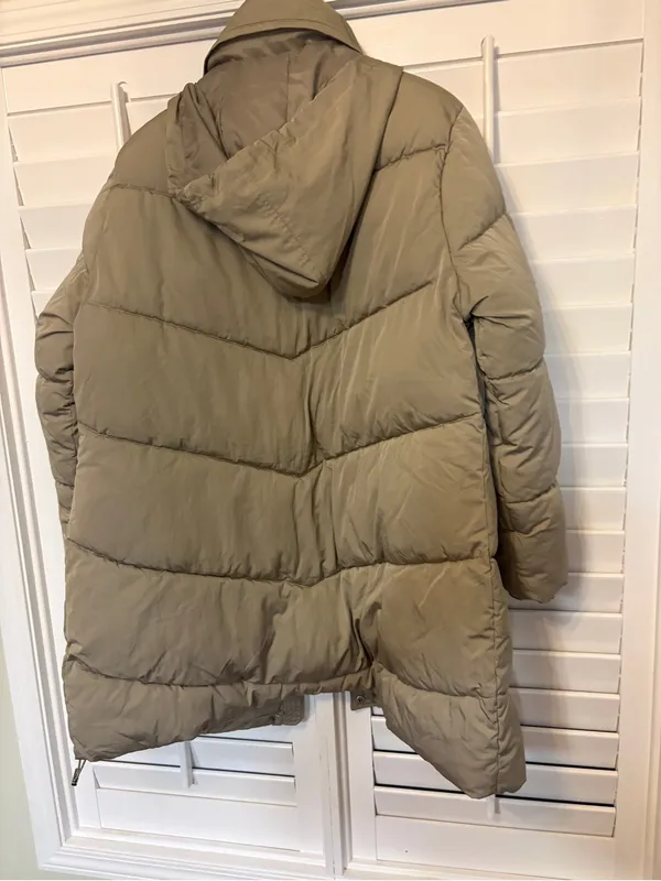 Steve‎ Madden Tan Longer Length Puffer Coat Size XL - Image 2