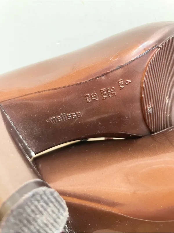 Melissa Shoes Mary Jane Womens Size 6 Brown Copper - Image 9