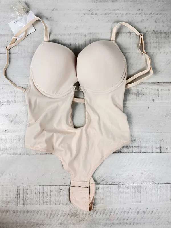 Slimers Plunge Backless Shapewear for Women: Low Back Tummy Control Shaper - Image 3