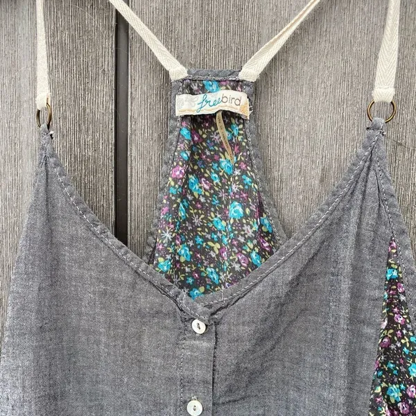 Freebird Racerback Floral Tank Top - Image 2