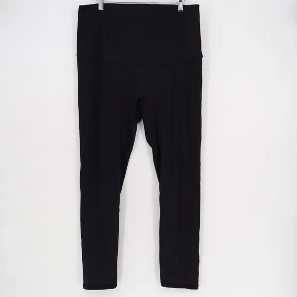 Maternity High Waisted Black Leggings XXL Stretch Comfort Over the Bump - Image 2