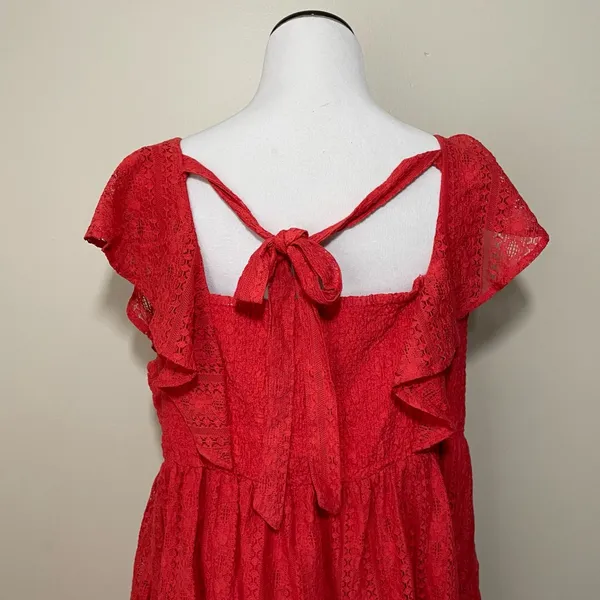Free People Undone Lace Mini Dress - Image 5