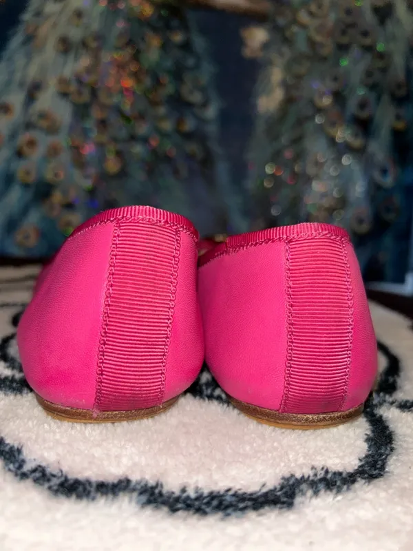 Kate Spade Size 6 Women's Pink Bow Ballet Flats - Image 5