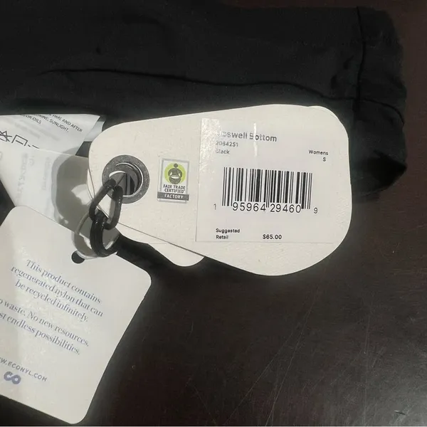 Prana NWT‎ Upswell Bikini Bottom | Black | Size Small Beach Booty Magic - Image 5