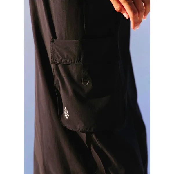 Free People Pathfinder One Piece Jumpsuit Skyline/Black Combo M - Image 5