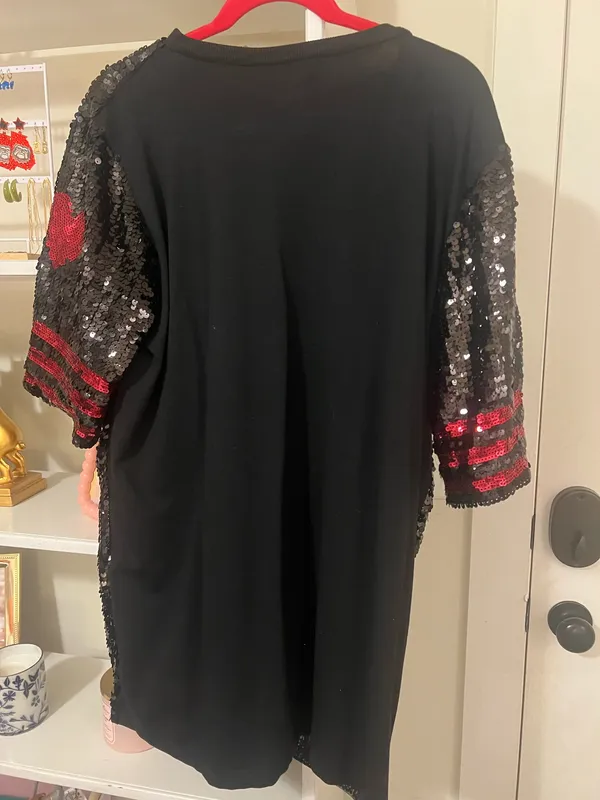 Sequin Jersey Dress Boutique Game Day - Image 2