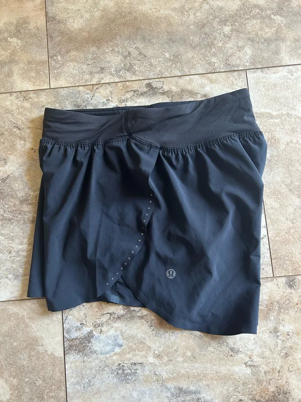 Lululemon Black Fast And Free Shorts 3" - Image 3