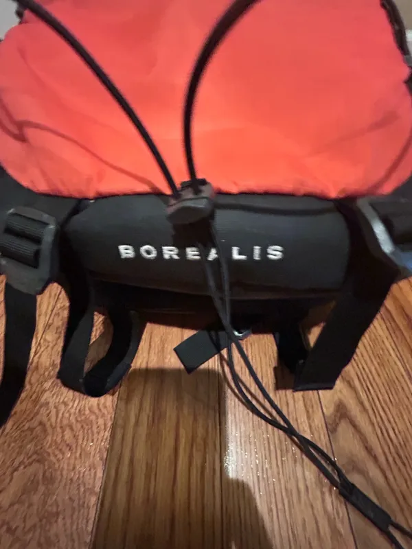 The North Face Borealis Backpack - Vibrant Orange & Black (Excellent Condition) - Image 8