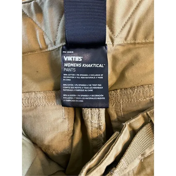 Viktos Khaktical Women’s Utility Outdoor Work Pants Size‎ 4 - Image 4