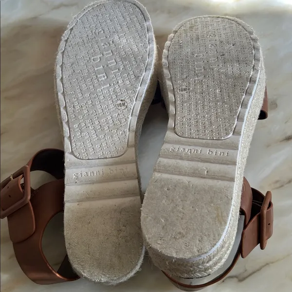 Gianni Bini Womens Keegan Espadrille Platform Sandals‎ in Vacay Tan Size 10 - Image 11