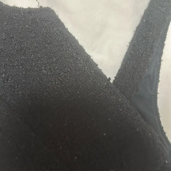 Abercrombie & Fitch Tweed Cropped Black Top - Image 3