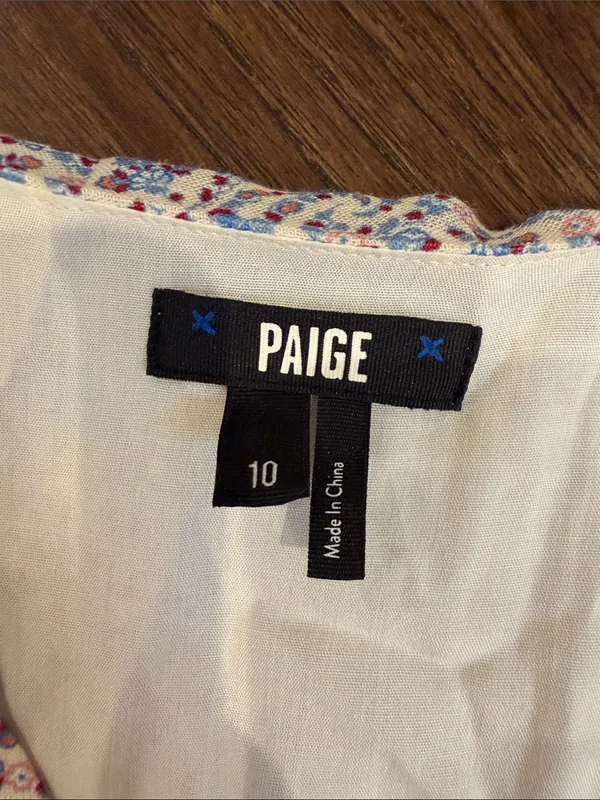 PAIGE Marlyn Belted Dress Exclusive Size 10 - C30-144 - Image 2