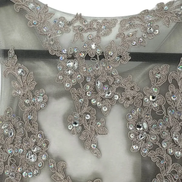 NWT Dancing Queen Sleeveless Sequin‎ Embellished Formal Long Dress Gown Size XS - Image 9