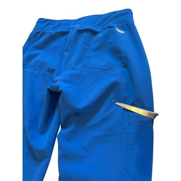 FIGS Zamora Jogger Scrub Pants Womens Size XS Royal Blue - Image 4