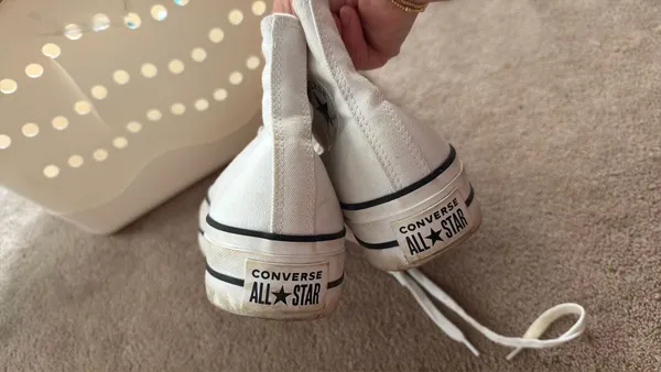 White High-Top Converse - Image 4