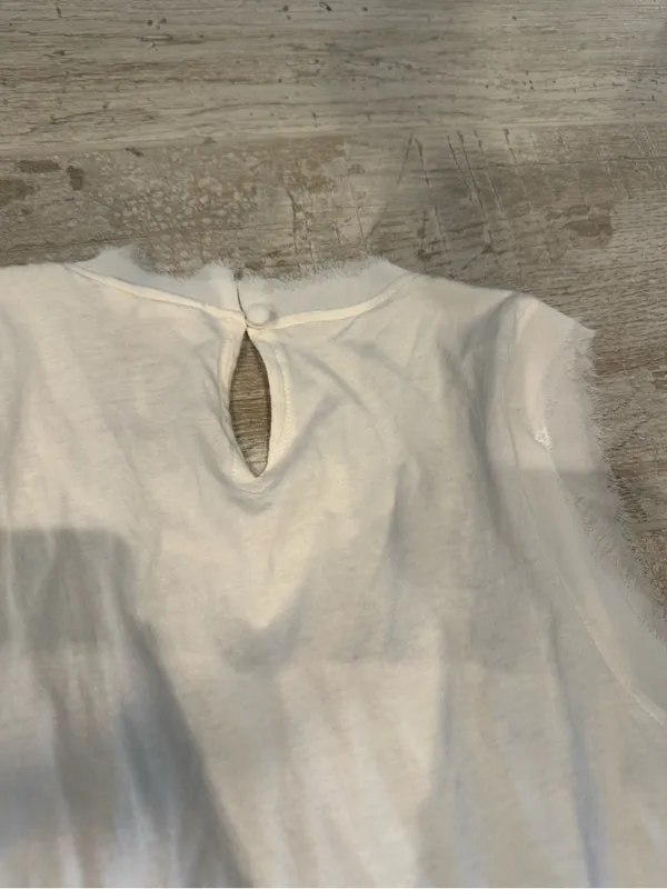 Gap White Sleeveless Lace Tank with Lace Detailing - Image 5