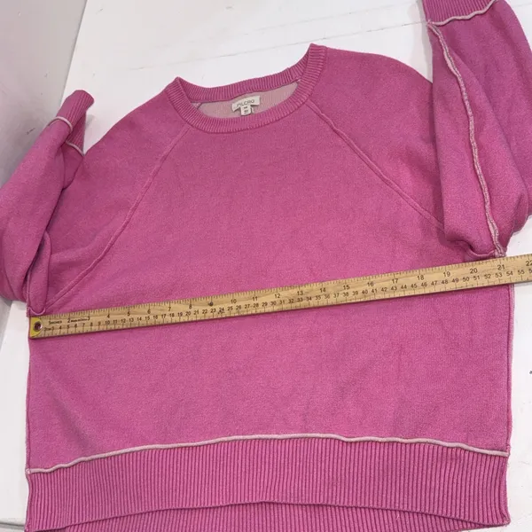 Anthropologie Pilcro Pink Oversized Cozy Coquette Balletcore Sweater Size XXS - Image 13