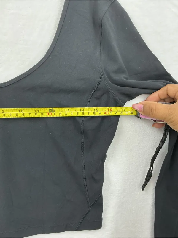 lululemon athletica Black Long Sleeve Scoop Neck Top 1012 - Image 5