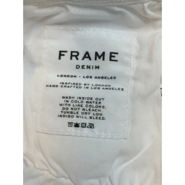 FRAME Le Skinny de Jeanne Crop Jeans Womens Size 26 Blanc White Mid Rise Stretch - Image 11