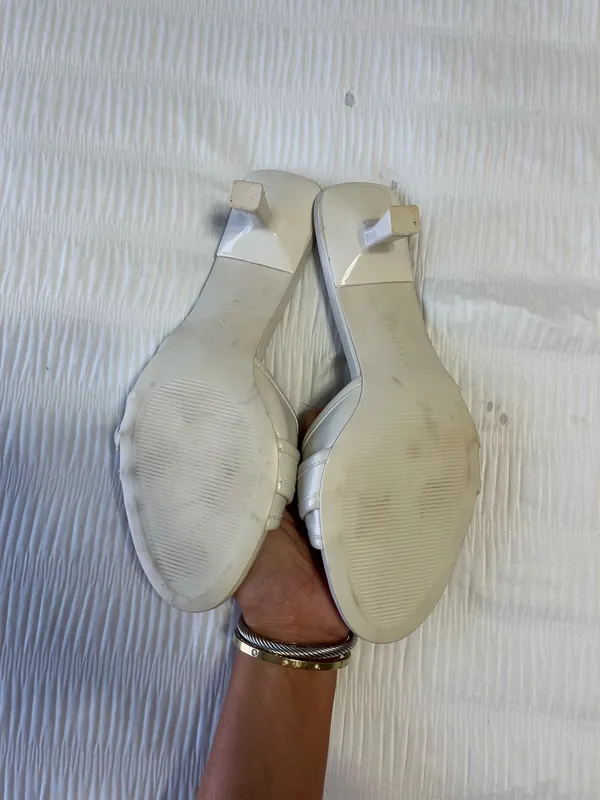 Kitten heels Silver Size 8.5 - Image 3