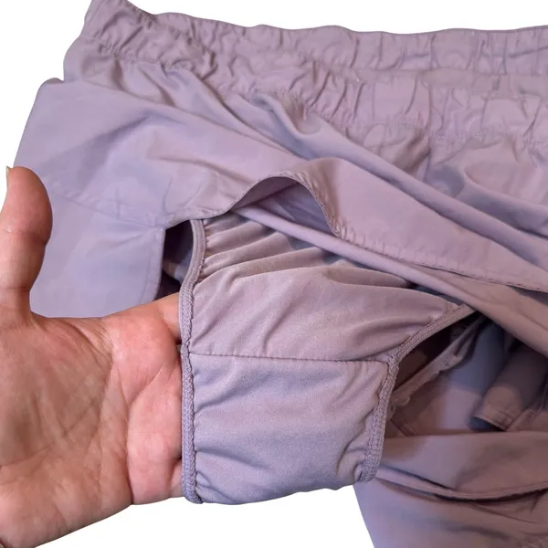 Old Navy Active Stretch Tech Athletic Shorts Light Purple Lined Quick Dry 2X - Image 7