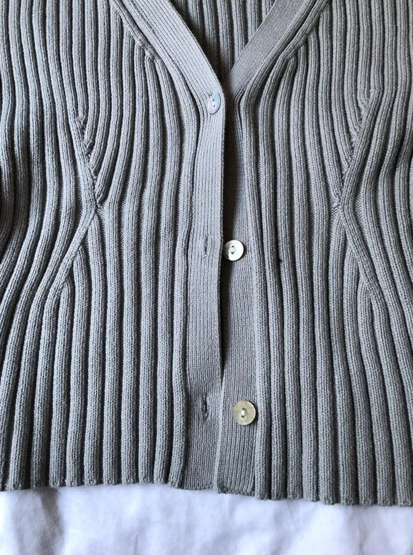 H&M Ribbed Cardigan Sweater sz XL NWT! - Image 4