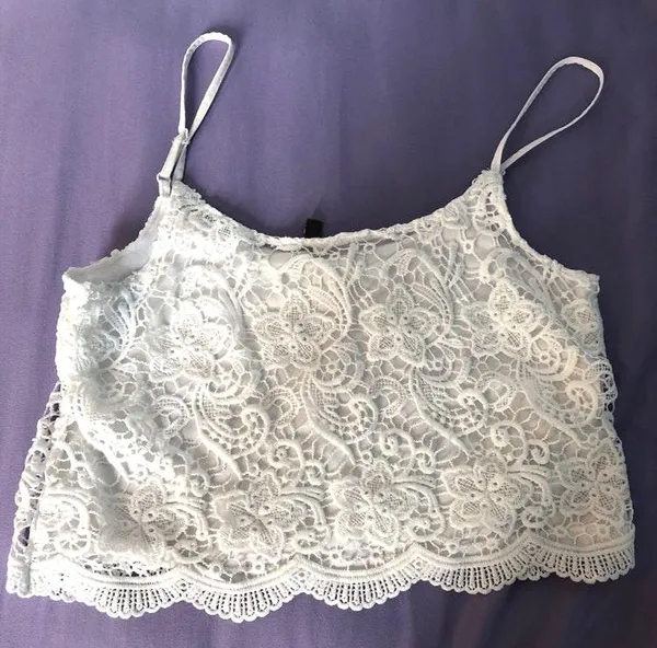 White Laced Tank - Image 2