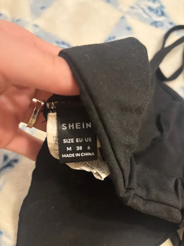 Black Going Out Top Shein - Image 3