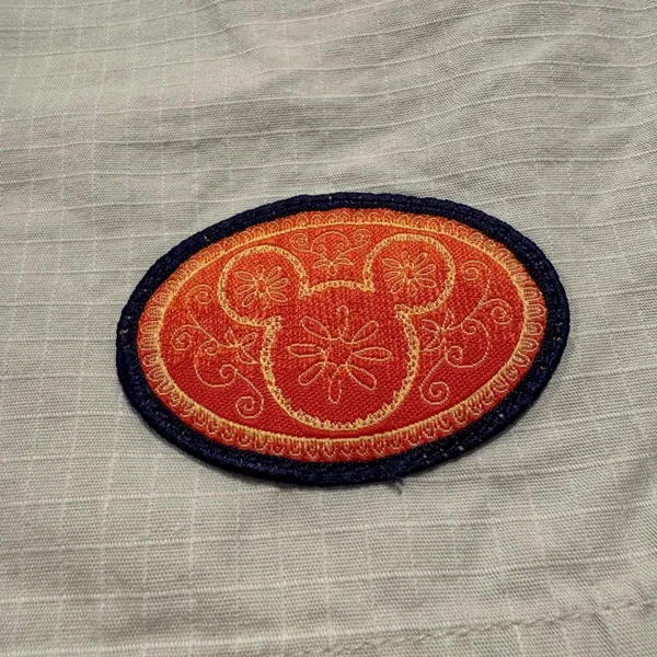 Vintage Disney Mickey Unlimited Shorts Ripstop 90s Logo Patch Safari Retro 7/8 - Image 5
