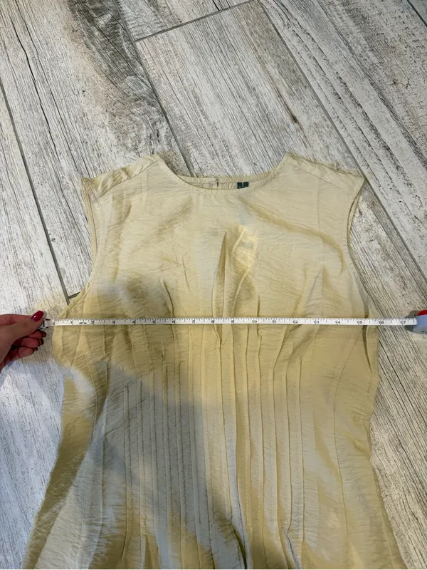 Anthropologie The Della Pleated-Waist Shell Top - Image 5