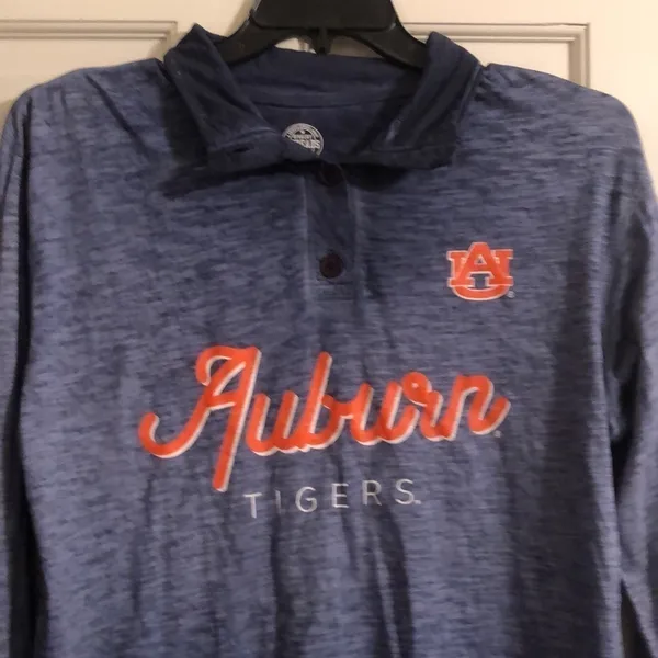 Rivalry Threads Auburn Tigers Long Sleeve Crop Sweatshirt NWT - Image 2