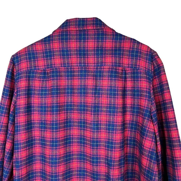 ‎Vintage Pendleton 100% Pure Virgin Wool Red Plaid Coat - Image 7