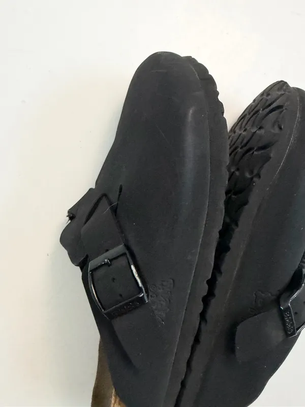 Birkenstock Clogs Boston Birki’s Potato Slip On Comfort Travel Lightweight Black - Image 11