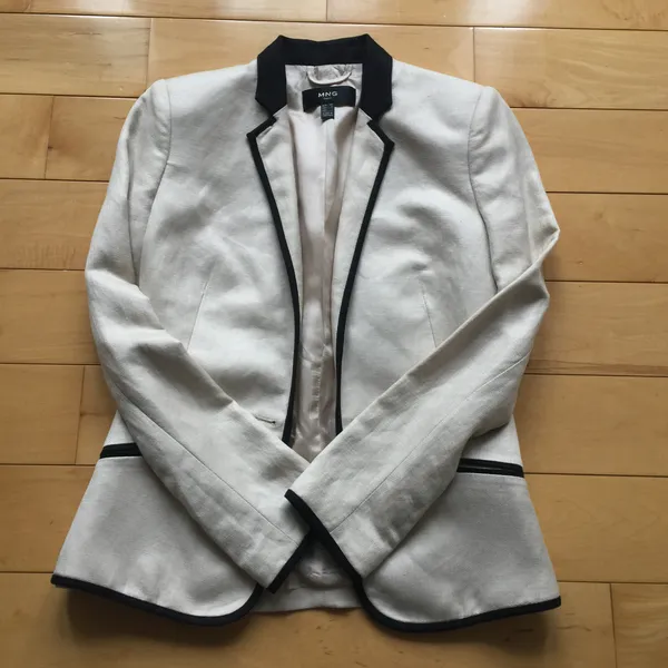 Mango Linen Blazer - Image 2