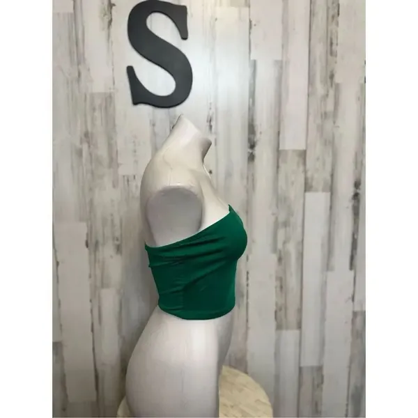 Green tube top size small - Image 3