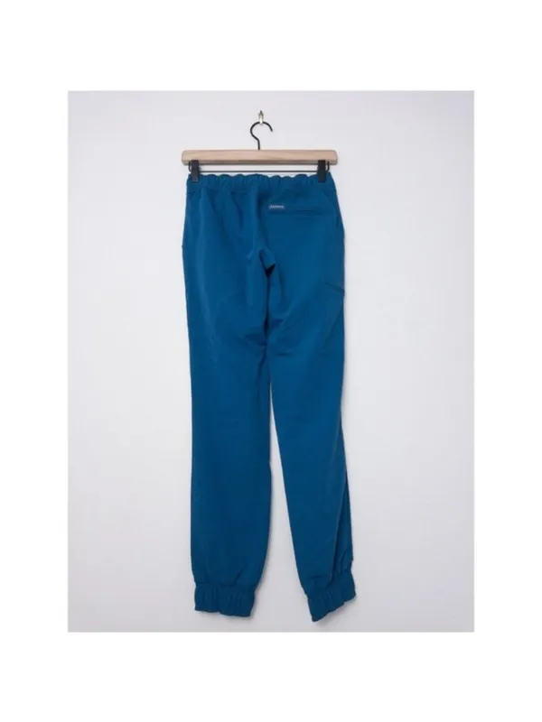 NWT Jaanuu Essential 5-Pocket Jogger XXS Caribbean Blue Scrubs Healthcare Teal - Image 8